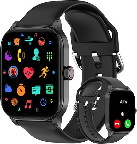 Smart Watch 2.01 for Android Phones and iPhone with Heart Rate