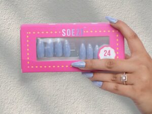 Nail Glue Fast Drying Adhesive for Glue-On Nails & Repairs with Nozzle Tip Applicator