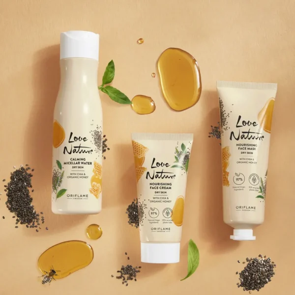 Nourishing Face Mask with chia & organic honey