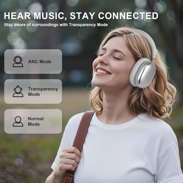 NC95 Hybrid Active Noise Cancelling Headphones with Knob Control